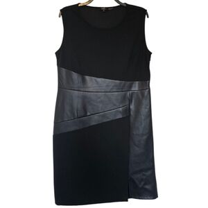 3/$15 I Le New York Black Multi Media Sheath Dress Size 14